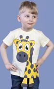 Toontoy Erkek Çocuk Zürafa Baskılı Tişört