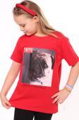 Toontoy Unisex Çocuk Önü Baskılı Tişört