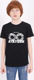 Toontoy Unisex Çocuk Atatürk Baskılı Tişört