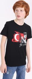Toontoy Unisex Çocuk Atatürk Baskılı Tişört