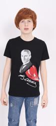 Toontoy Unisex Çocuk Atatürk Baskılı Tişört
