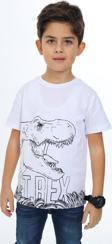 Toontoy Erkek Çocuk Trex Baskılı Tişört