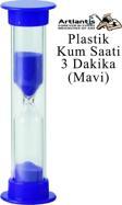 Renkli Kum Saati 1 Adet Mini Küçük Kum Saat 3 Dakika 8 cm Kum Zamanlayıcısı Dekoratif Masaüstü Plastik Çocuklar İçin