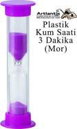 Renkli Kum Saati 1 Adet Mini Küçük Kum Saat 3 Dakika 8 cm Kum Zamanlayıcısı Dekoratif Masaüstü Plastik Çocuklar İçin