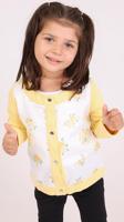 Toontoy Kız Bebek Hırka Çiçek Baskılı