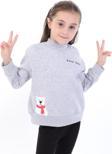 Toontoy Kız Bebek Baskılı Sweatshirt