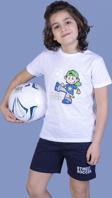 Toontoy Erkek Çocuk Baskılı Şortlu Takım