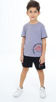 Toontoy Erkek Çocuk  Goog Vıbes Clup Baskılı Şortlu Takım