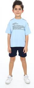 Toontoy Erkek Çocuk Inspıratıon Yazı Baskılı Şortlu Takım
