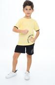 Toontoy Erkek Çocuk  Goog Vıbes Clup Baskılı Şortlu Takım