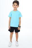 Toontoy Erkek Çocuk  Yakası Baskılı Şortlu Takım