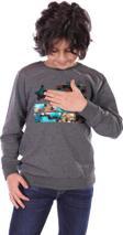 Toontoy Erkek Çocuk Kamuflaj Pullu Sweatshirt