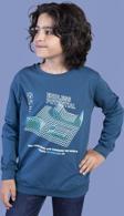 Toontoy Erkek Çocuk Kabartma Baskılı Sweatshirt