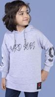 Toontoy Erkek Çocuk Kapüşonlu Baskılı Sweatshirt