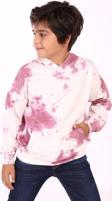 Toontoy Erkek Çocuk Kapüşonlu Bastik Desenli Sweatshirt