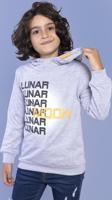 Toontoy Erkek Çocuk Kapüşonlu Baskılı Sweatshirt