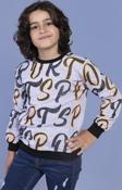 Toontoy Erkek Çocuk Komple Baskılı Sweatshirt