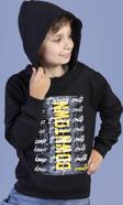 Toontoy Erkek Çocuk Kapüşonlu Baskılı Sweatshirt