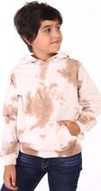 Toontoy Erkek Çocuk Kapüşonlu Bastik Desenli Sweatshirt