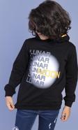 Toontoy Erkek Çocuk Kapüşonlu Baskılı Sweatshirt