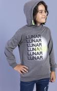 Toontoy Erkek Çocuk Kapüşonlu Baskılı Sweatshirt