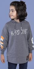 Toontoy Erkek Çocuk Kapüşonlu Baskılı Sweatshirt
