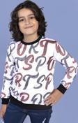 Toontoy Erkek Çocuk Komple Baskılı Sweatshirt