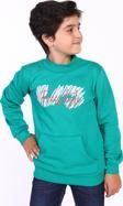 Toontoy Erkek Çocuk Kanguru Cepli Baskılı Sweatshirt