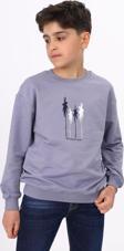 Toontoy Erkek Çocuk Baskılı Sweatshirt