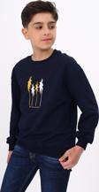 Toontoy Erkek Çocuk Baskılı Sweatshirt