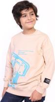 Toontoy Erkek Çocuk E harf Baskılı Sweatshirt