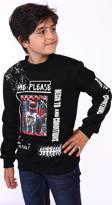 Toontoy Erkek Çocuk Balıkçı Yaka İçi Pamuklu Sweatshirt