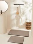 Karaca Home Feather 2'li Banyo Paspası Antrasit