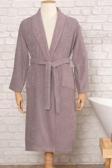 Karaca Home Daily Soft Gri %100 Pamuk Erkek Bornoz L/XL