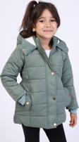 Toontoy Kız Çocuk Kapüşonlu İçi Kürklü Mont