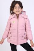 Toontoy Kız Çocuk Kapüşonlu İçi Kürklü Mont