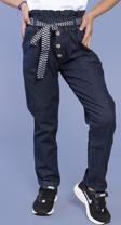 Toontoy Kız Çocuk Yüksek Bel İki Yanı Cepli Regular Fit Jean Pantolon