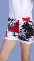 Toontoy Kız Çocuk Batik Desenli İki Yanı Cepli Şort