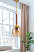 Dede Tekli Volga Sarkıt Ceviz Gold Bal Camlı 60x70 cm
