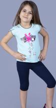 Toontoy Kız Çocuk Çevirmeli Pullu Takım