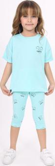 Toontoy Kız Çocuk Bunny Baskılı Kaprili Takım 