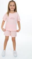 Toontoy Kız Çocuk Merci Aour Yazı Baskılı Şortlu Takım