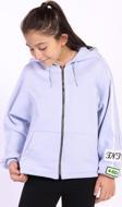 Toontoy Kız Çocuk Kol Üstü Şeritli Armalı Salaş Hırka
