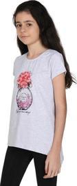 Toontoy Kız Çocuk Parfüm Nakışlı T-Shirt