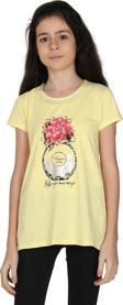 Toontoy Kız Çocuk Parfüm Nakışlı T-Shirt