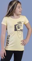 Toontoy Kız Çocuk T-Shirt Göğsü Lazer Kesim