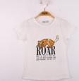 Toontoy Kız Çocuk Leopar Baskılı Pullu Tişört