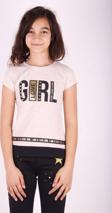 Toontoy Kız Çocuk Baskılı T-Shirt