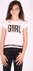Toontoy Kız Çocuk Baskılı T-Shirt