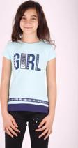 Toontoy Kız Çocuk Baskılı T-Shirt